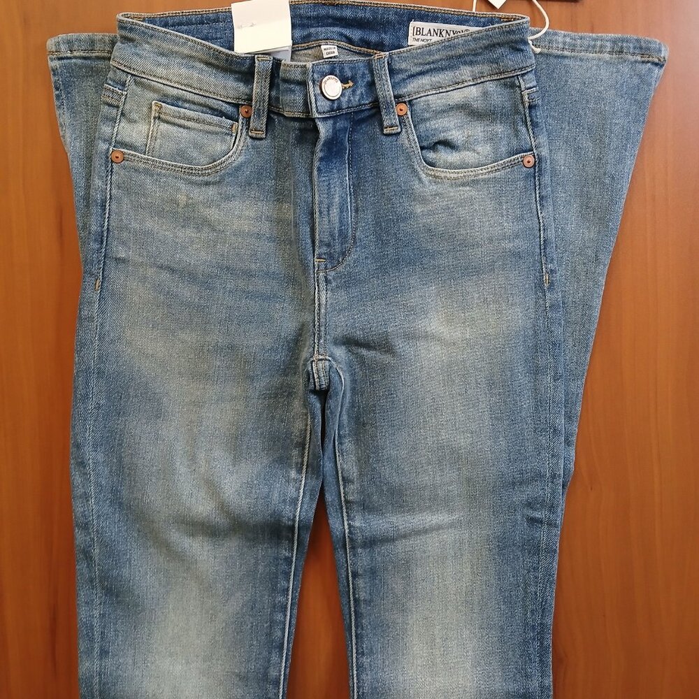 Blank NYC Hoyt High Rise Mini Flare Jeans - 25W
